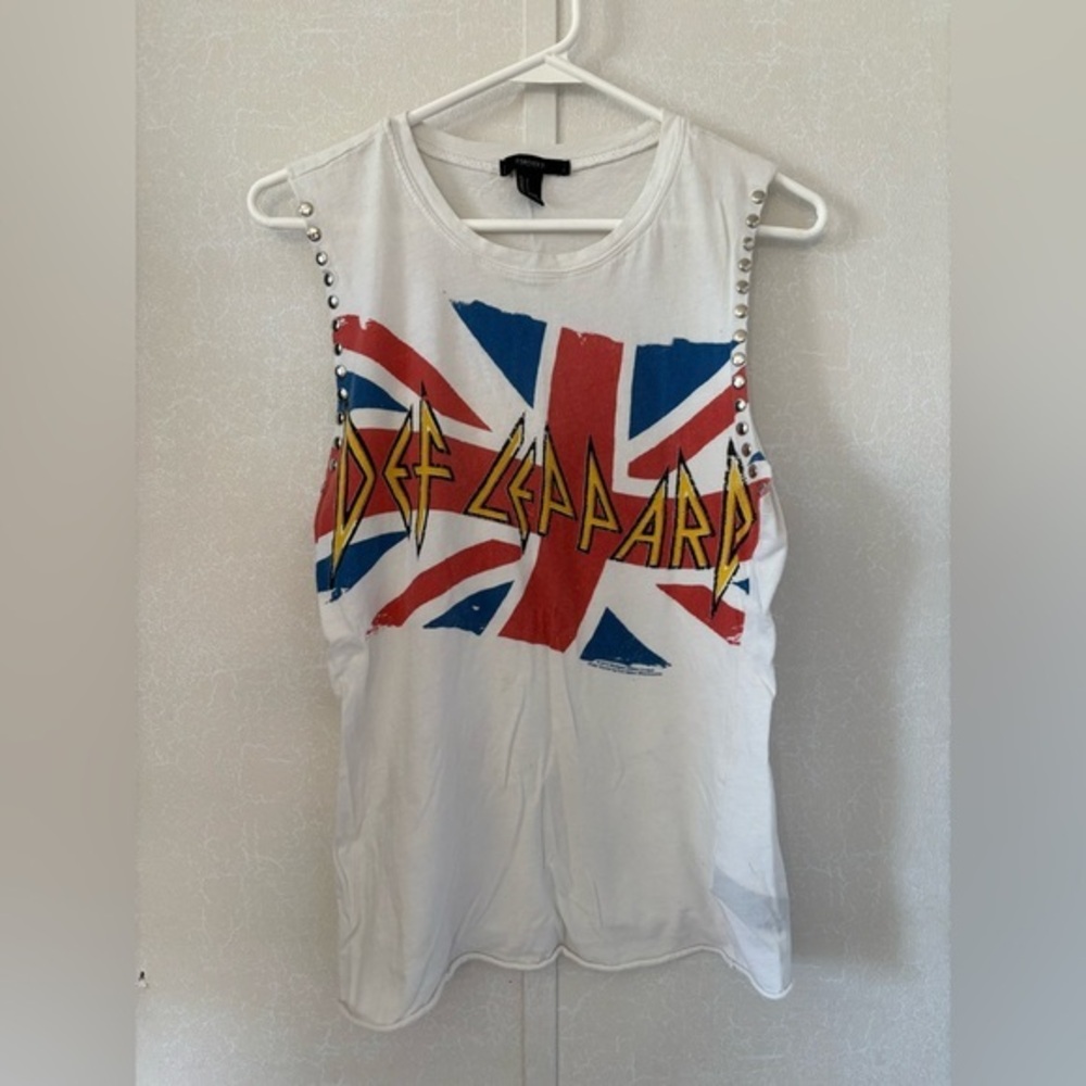 Forever 21 Def Leopard Women’s Tank size Small
